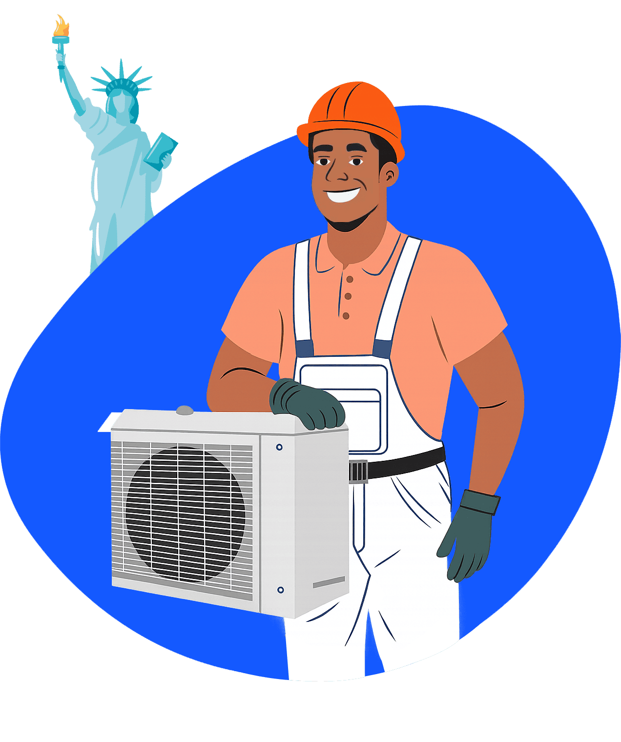 commercial hvac technician icon
